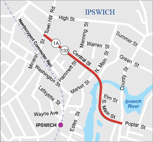 Ipswich: Resurfacing and Related Work on Central and 
South Main Streets